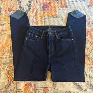 Just Black jeans, size 27, dark wash.